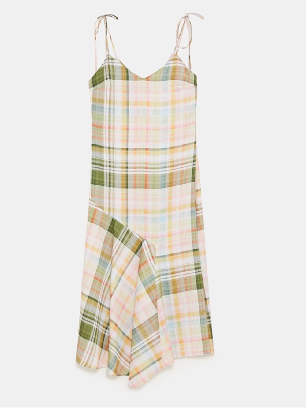 ZARA Check Cami Dress